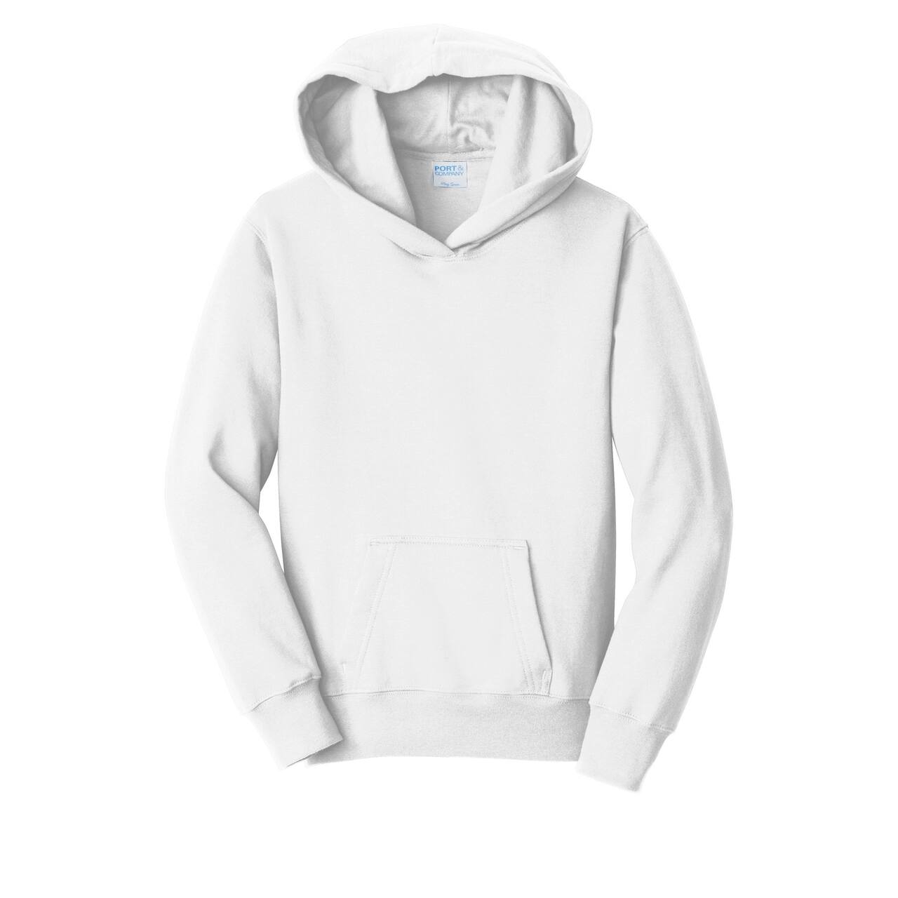 Port & Company® Fan Favorite Youth Fleece Pullover Hooded Sweatshirt